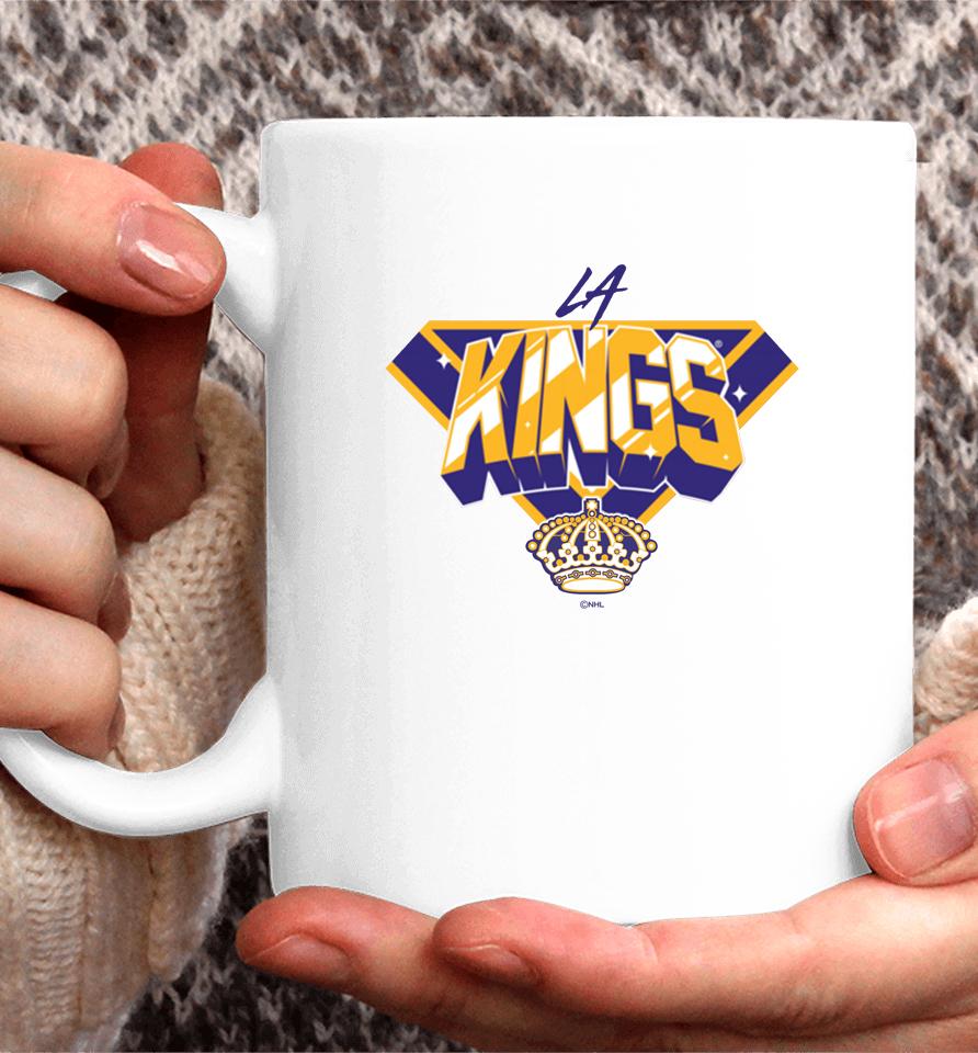 Men's Los Angeles Kings Fanatics White Team Jersey Inspired Coffee Mug