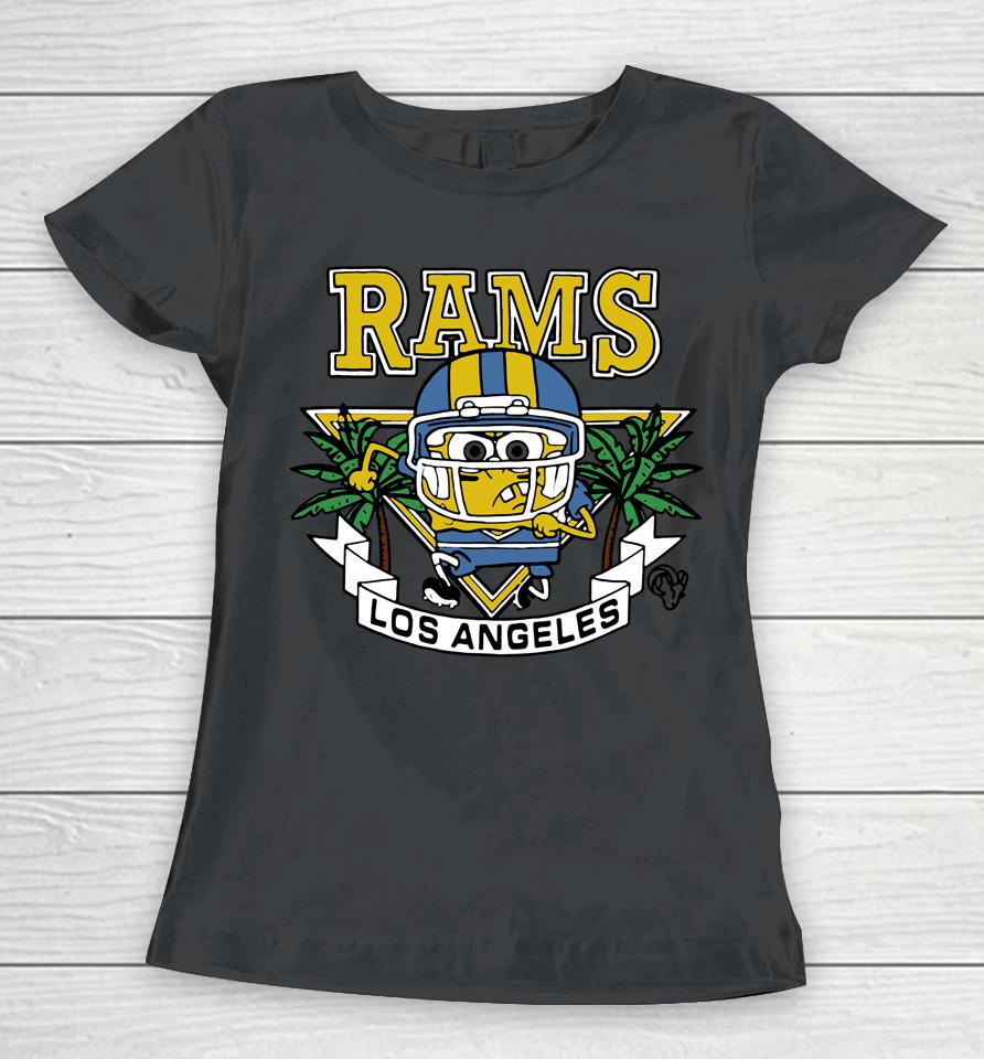 Men's Los Angeles Rams Homage X Spongebob Royal Women T-Shirt