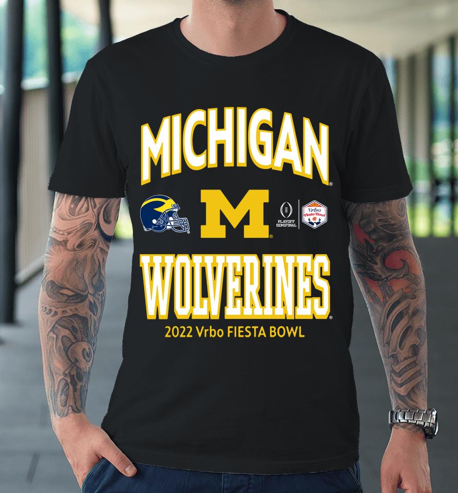 Men's Michigan Wolverines 2022 College Football Playoff Fiesta Bowl Premium T-Shirt