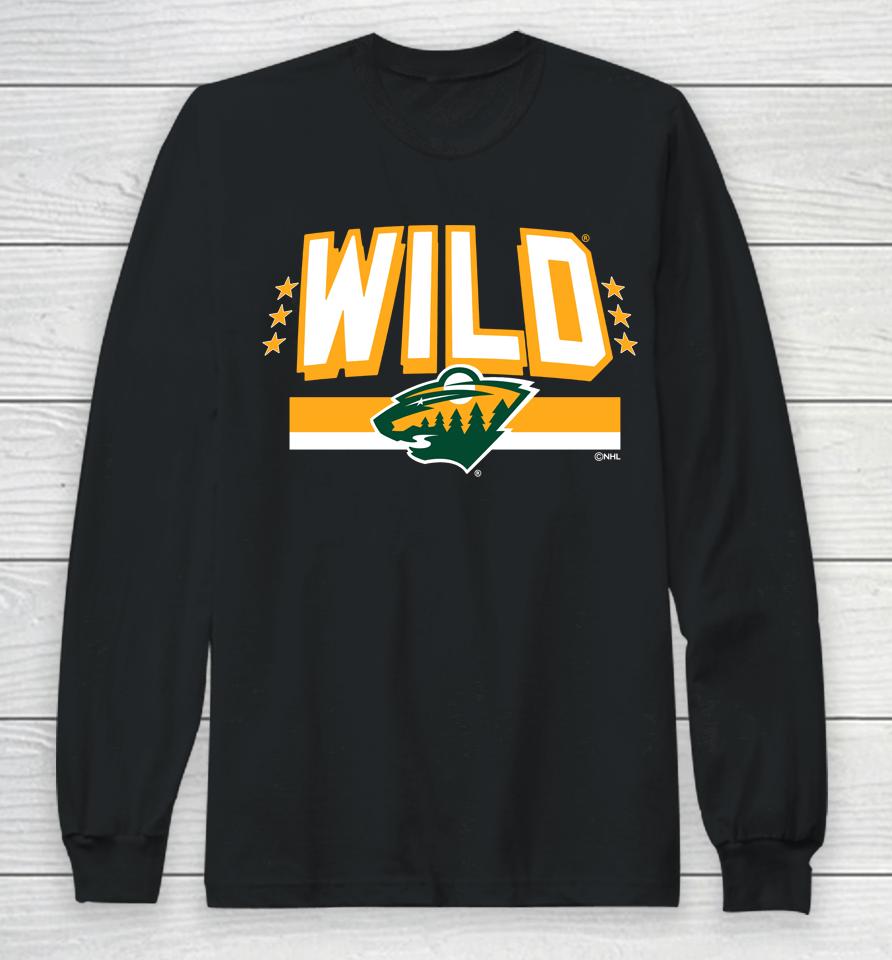 Men's Minnesota Wild Fanatics Branded Green Team Jersey Inspired Long Sleeve T-Shirt