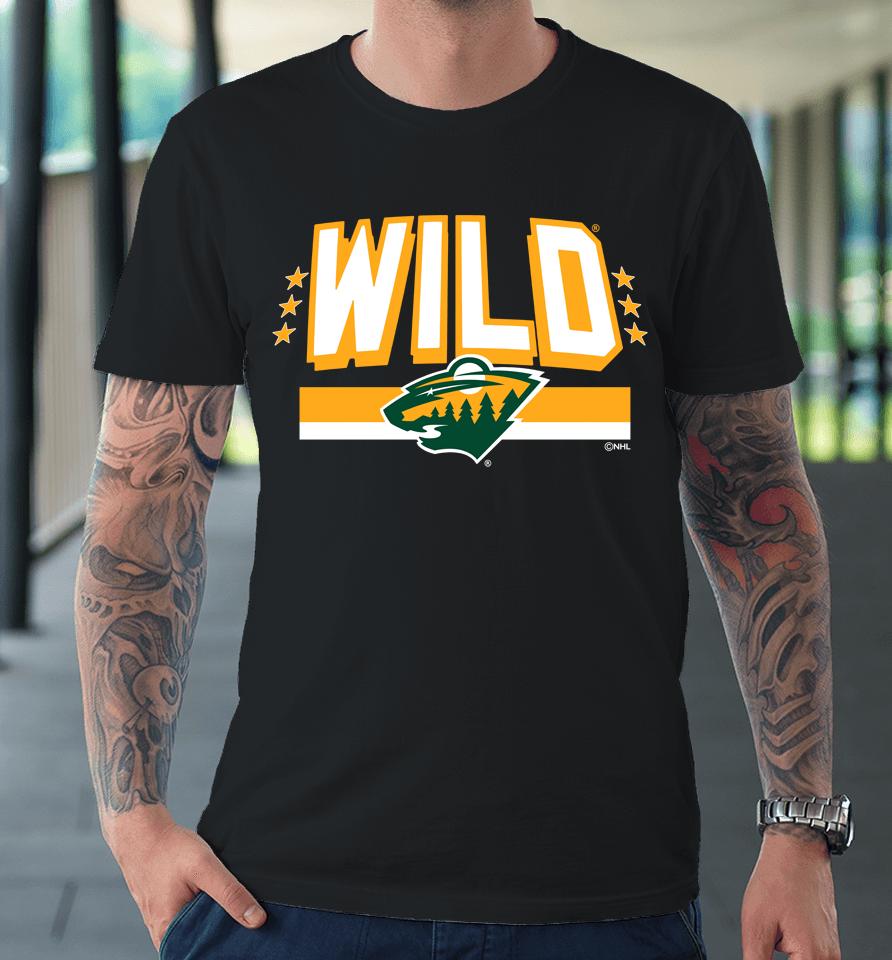 Men's Minnesota Wild Fanatics Branded Green Team Jersey Inspired Premium T-Shirt