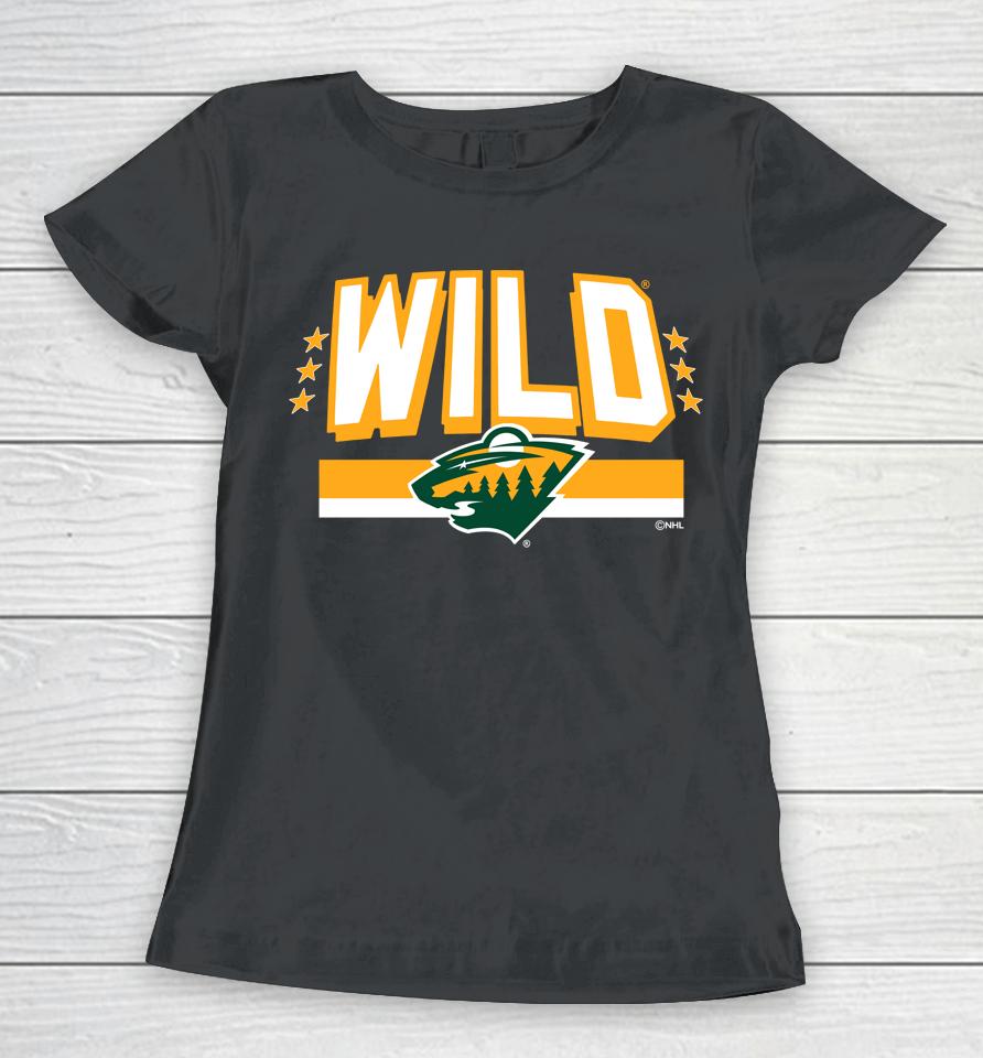 Men's Minnesota Wild Fanatics Branded Green Team Jersey Inspired Women T-Shirt