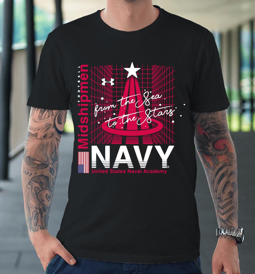 Men's Navy Midshipmen 2022 Special Games Stars Under Armour Premium T-Shirt
