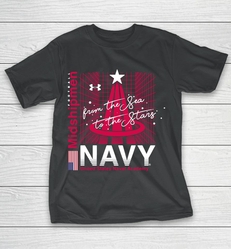 Men's Navy Midshipmen 2022 Special Games Stars Under Armour T-Shirt