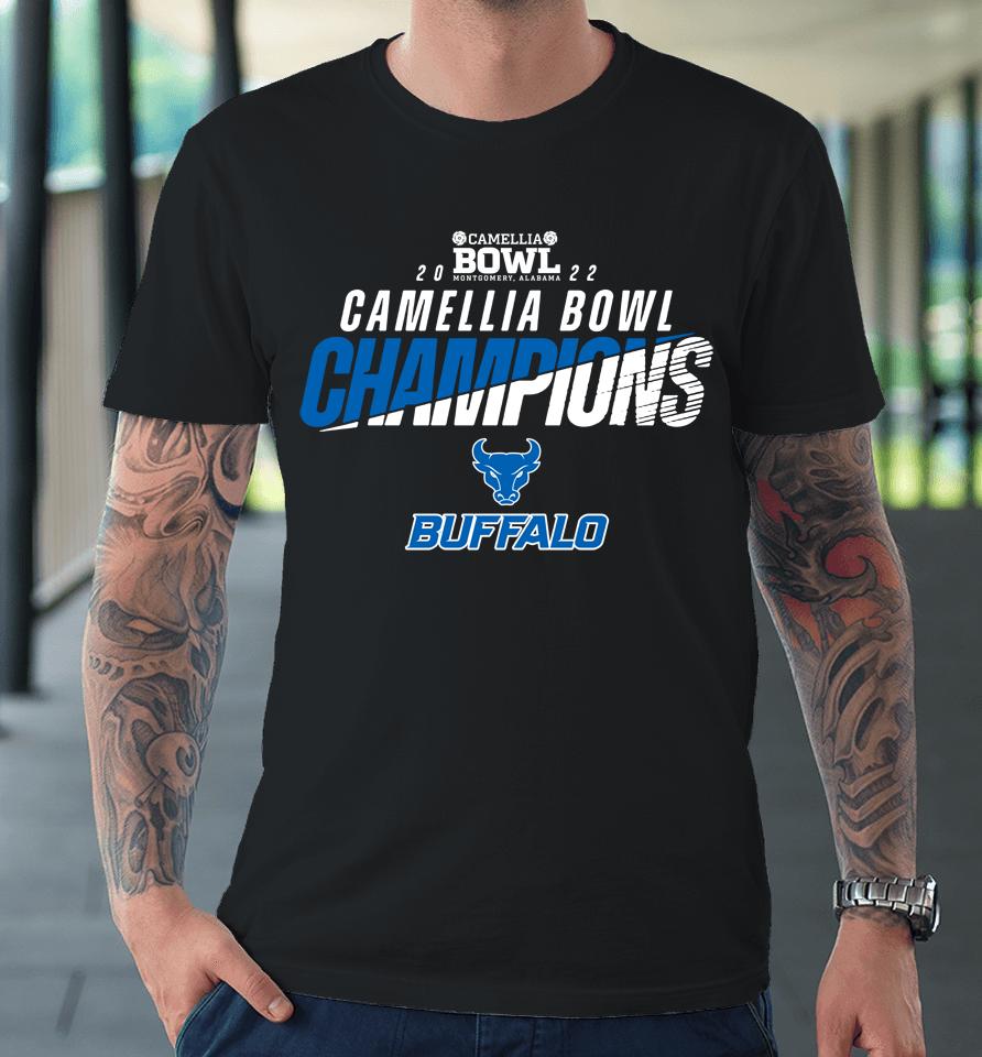 Men's Ncaa 2022 Camellia Bowl Buffalo Champ Premium T-Shirt