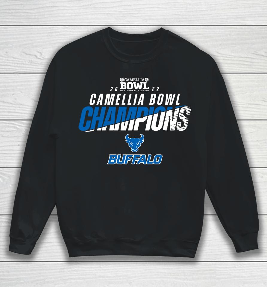 Men's Ncaa 2022 Camellia Bowl Buffalo Champ Sweatshirt