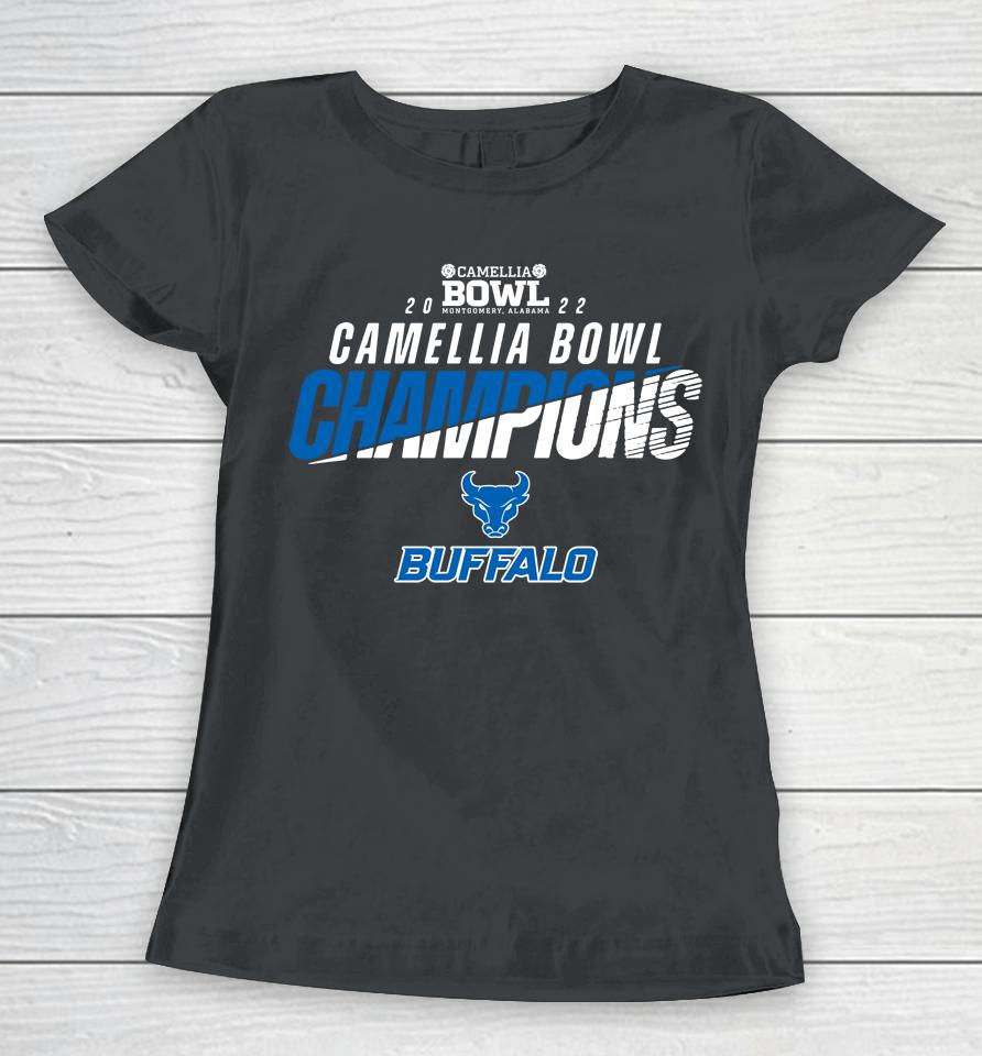 Men's Ncaa 2022 Camellia Bowl Buffalo Champ Women T-Shirt