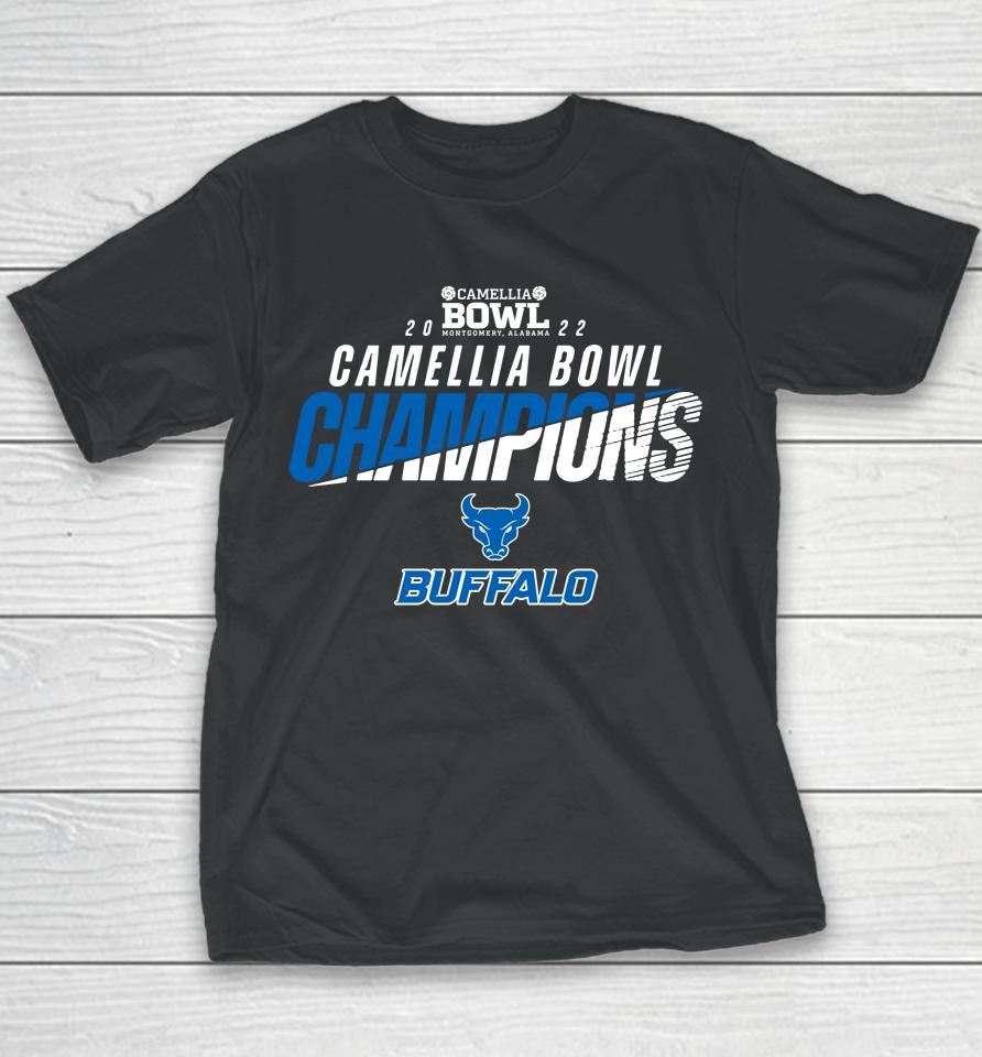 Men's Ncaa 2022 Camellia Bowl Buffalo Champ Youth T-Shirt