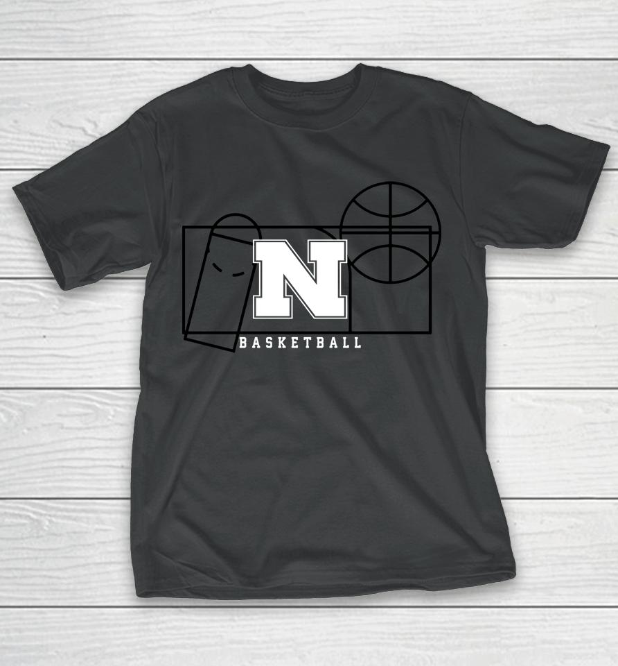 Men's Ncaa Nebraska Huskers Basketball Court Fresh T-Shirt