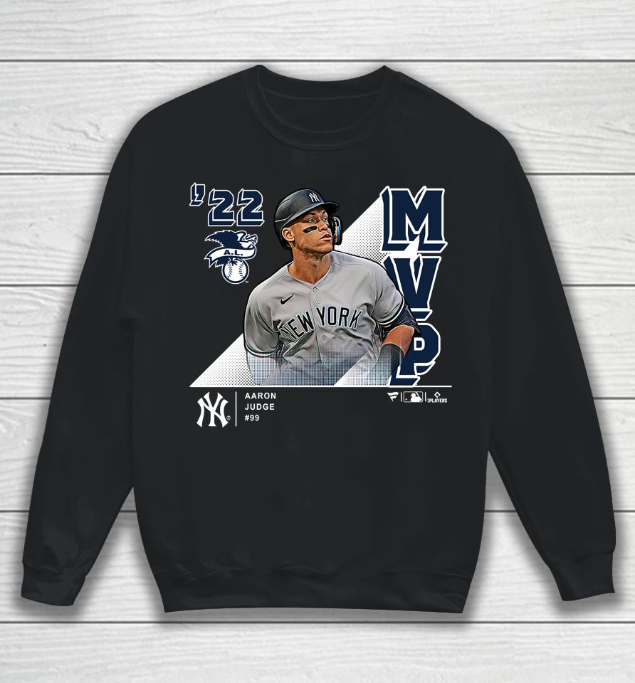 Men's New York Yankees Aaron Judge Fanatics Branded Navy 2022 Al Mvp Sweatshirt