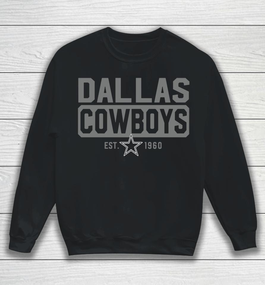 Men's Nfl Dallas Cowboys Box Out Fleece Headline Est 1960 Sweatshirt