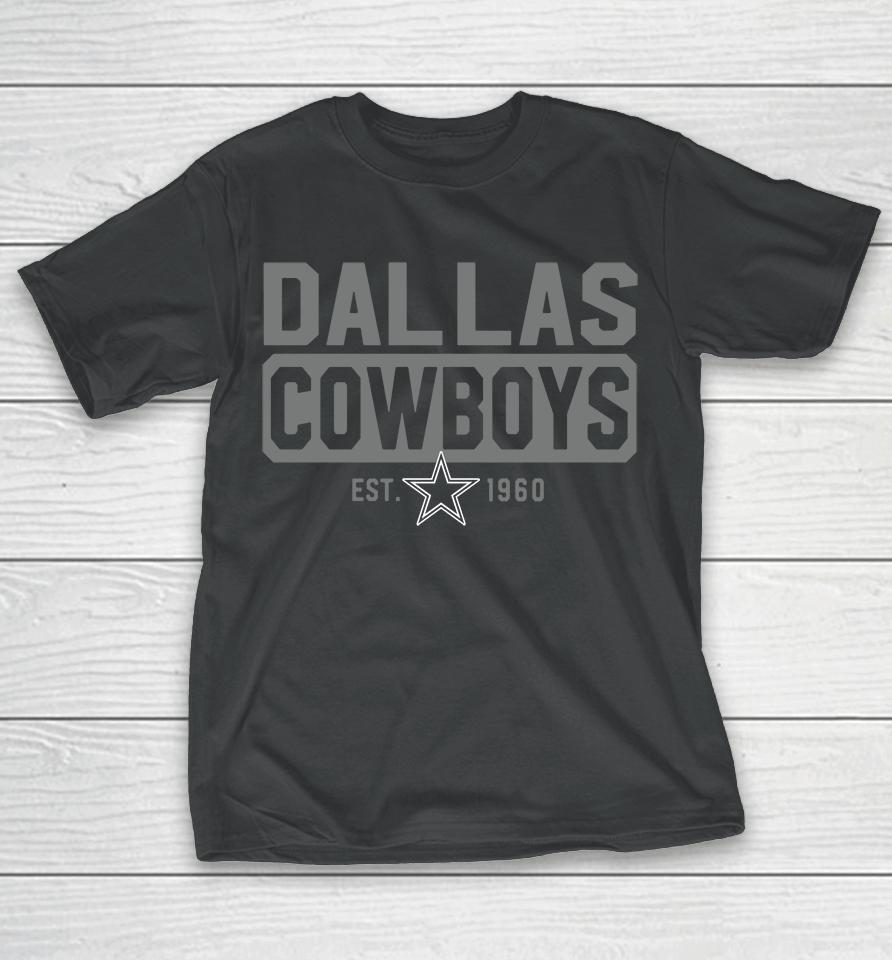 Men's Nfl Dallas Cowboys Box Out Fleece Headline Est 1960 T-Shirt