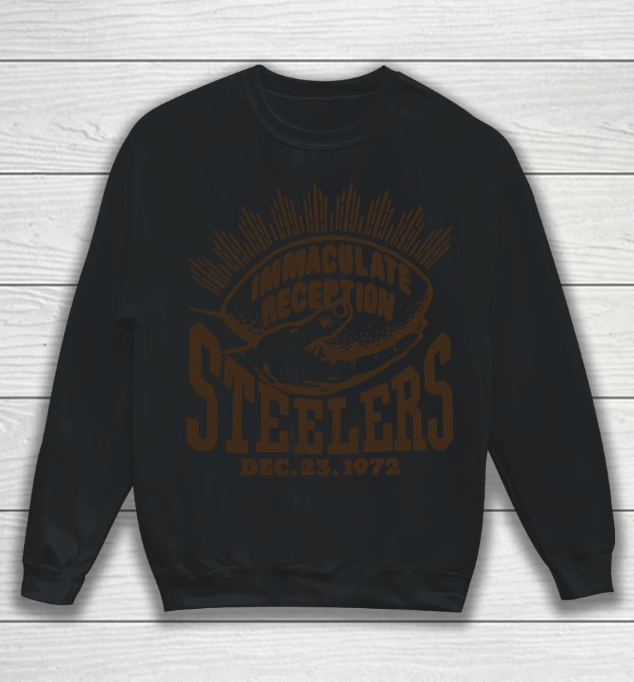Men's Nfl Pittsburgh Steelers Franco Harris Homage Immaculate Reception Sweatshirt