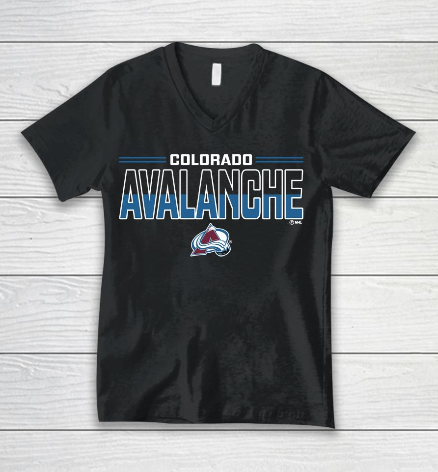 Men's Nhl Shop Colorado Avalanche Champion Unisex V-Neck T-Shirt