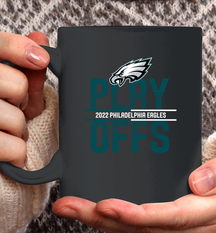 Men's Philadelphia Eagles Anthracite 2022 Playoffs Iconic Coffee Mug