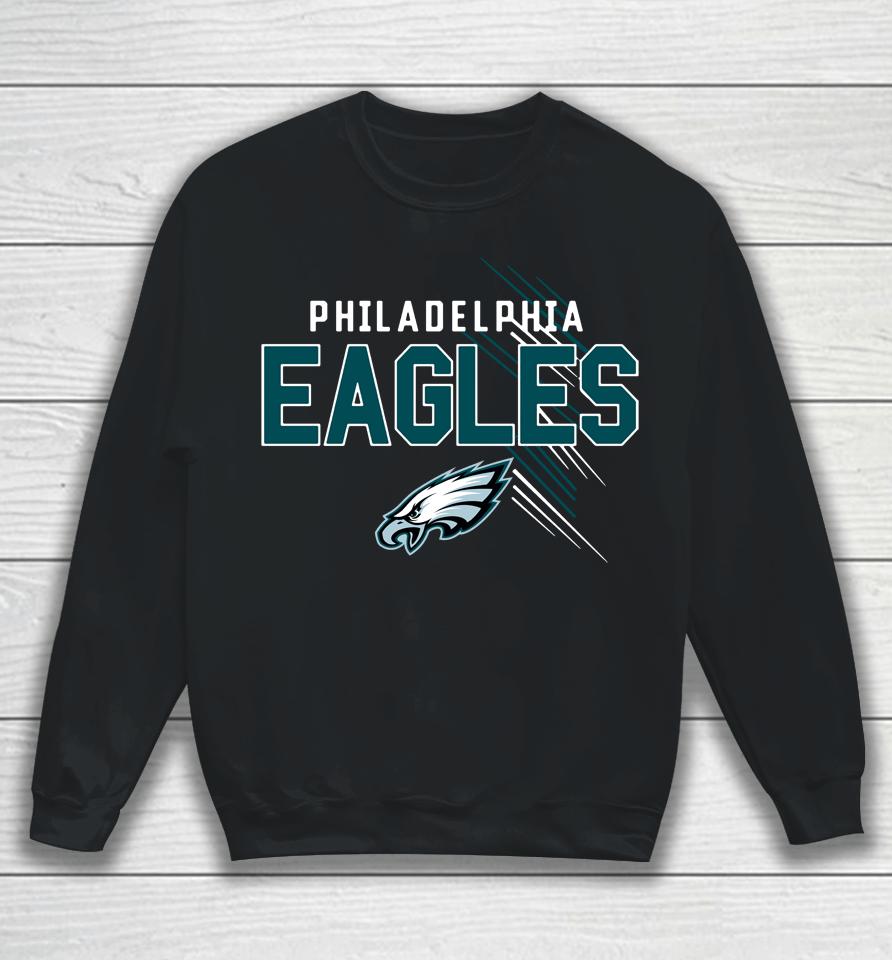 Men's Philadelphia Eagles Msx By Michael Strahan Black Performance Sweatshirt