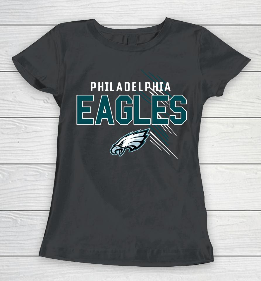 Men's Philadelphia Eagles Msx By Michael Strahan Black Performance Women T-Shirt