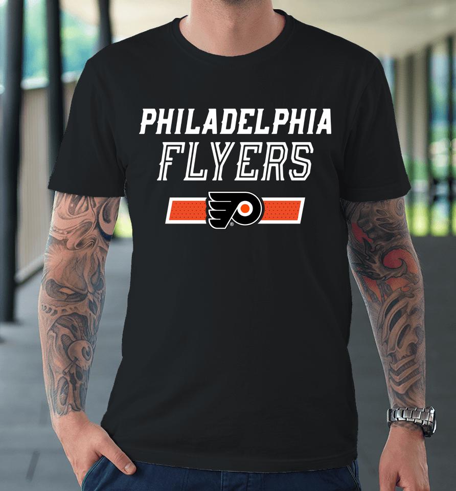 Men's Philadelphia Flyers Levelwear Black Richmond Undisputed Premium T-Shirt
