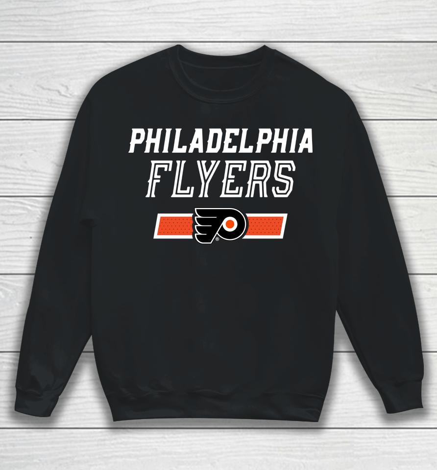 Men's Philadelphia Flyers Levelwear Black Richmond Undisputed Sweatshirt