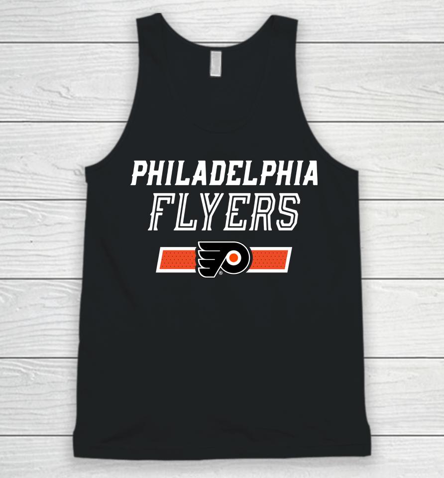 Men's Philadelphia Flyers Levelwear Black Richmond Undisputed Unisex Tank Top