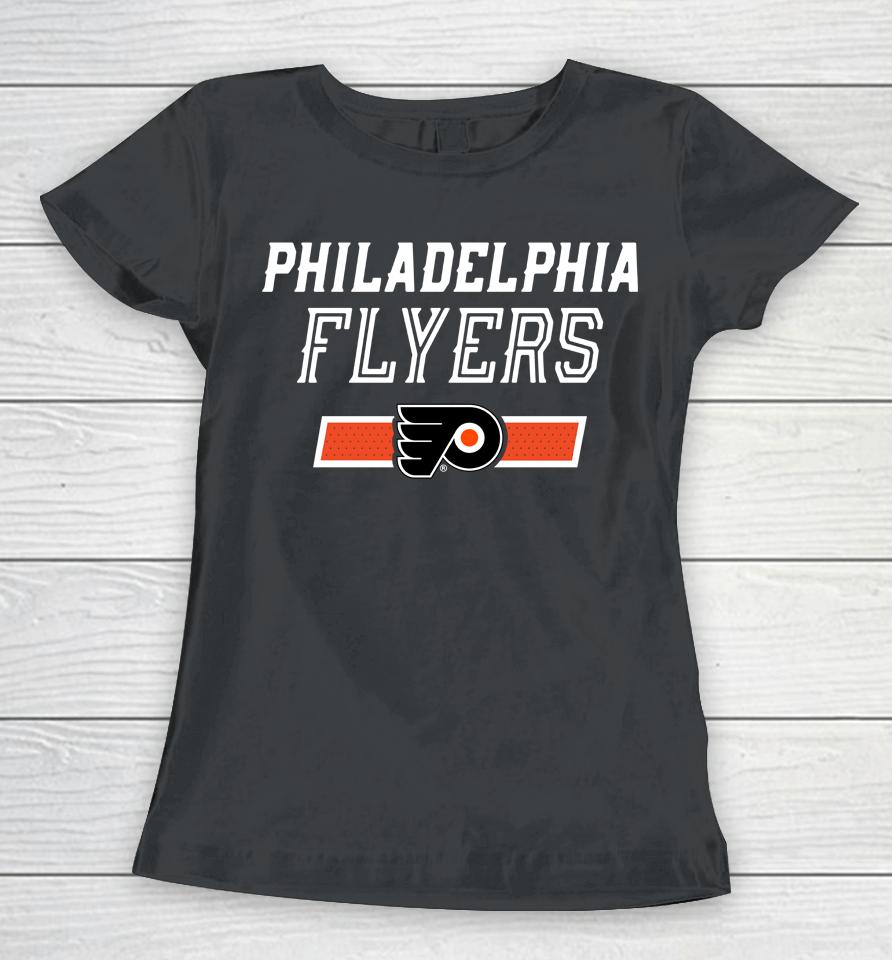 Men's Philadelphia Flyers Levelwear Black Richmond Undisputed Women T-Shirt