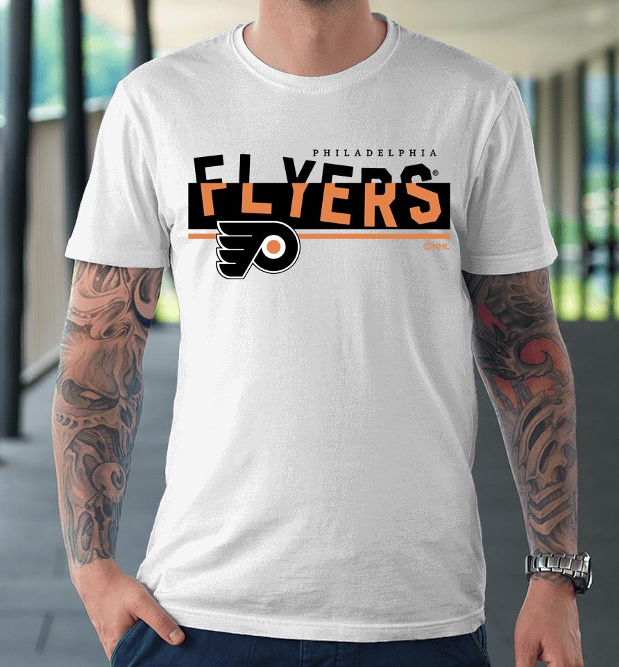Men's Philadelphia Flyers White Team Jersey Inspired Premium T-Shirt