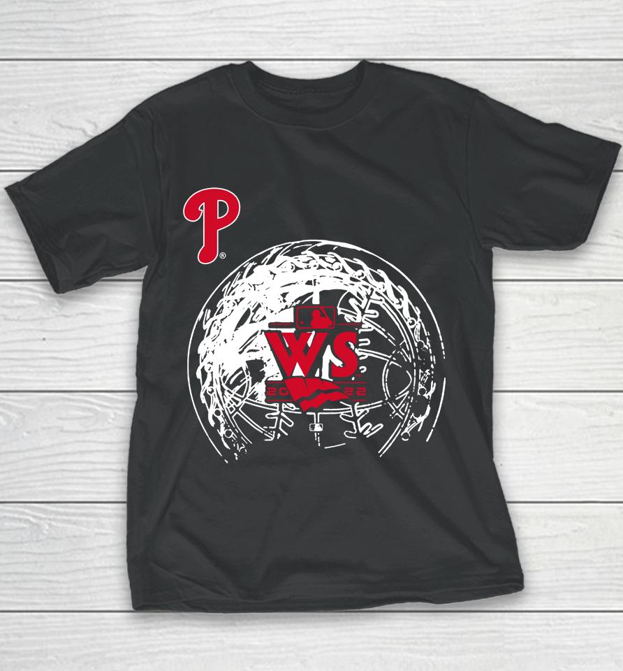 Men's Philadelphia Phillies 2022 World Series Worldwide Event Youth T-Shirt