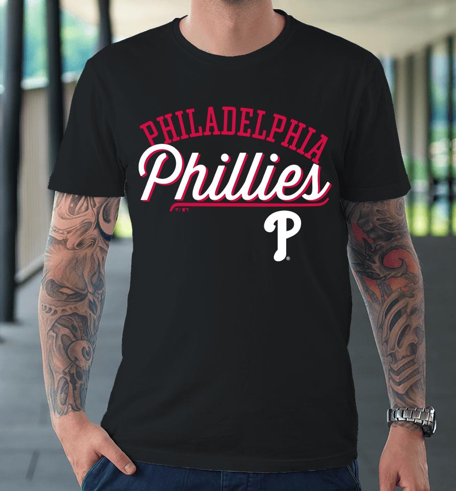 Men's Philadelphia Phillies Fanatics Gray Simplicity Premium T-Shirt
