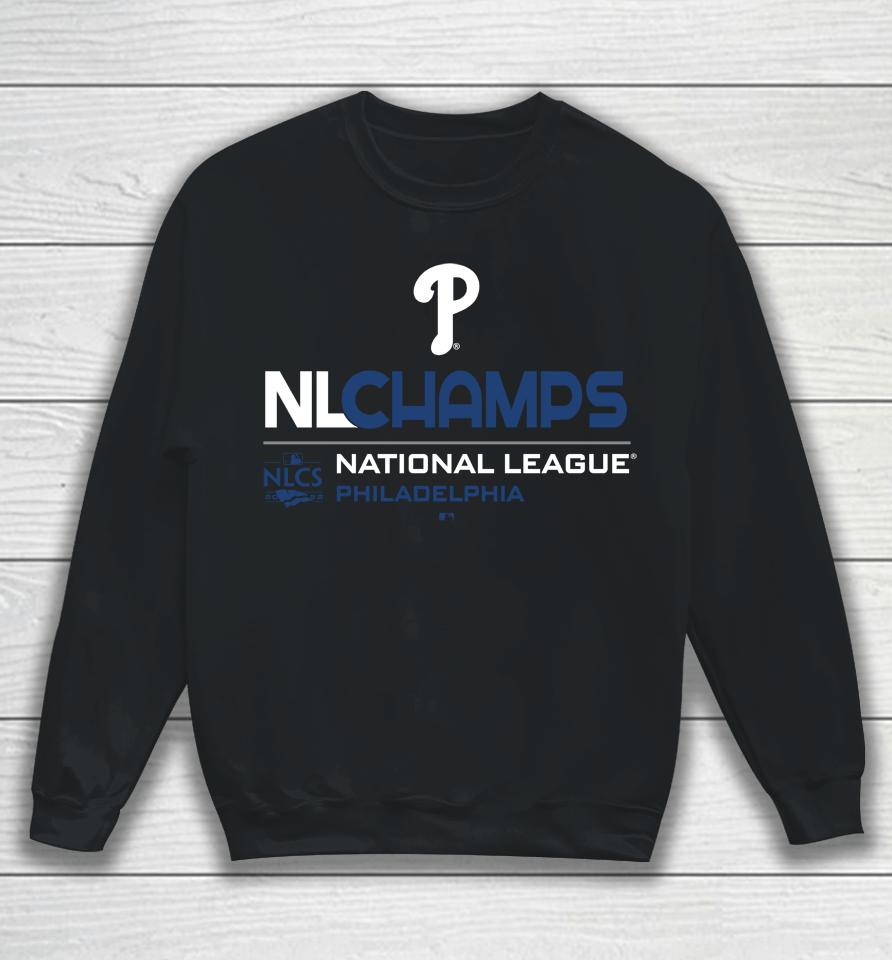 Men's Philadelphia Phillies Red 2022 National League Champions Sweatshirt