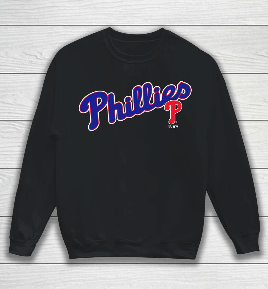 Men's Philadelphia Phillies Royal Team Scoop Sweatshirt