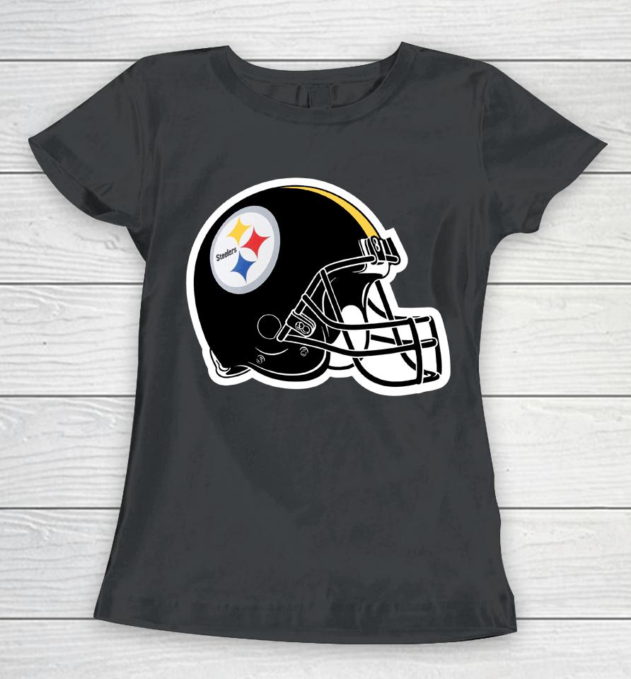 Men's Pittsburgh Steelers Black Classic Women T-Shirt