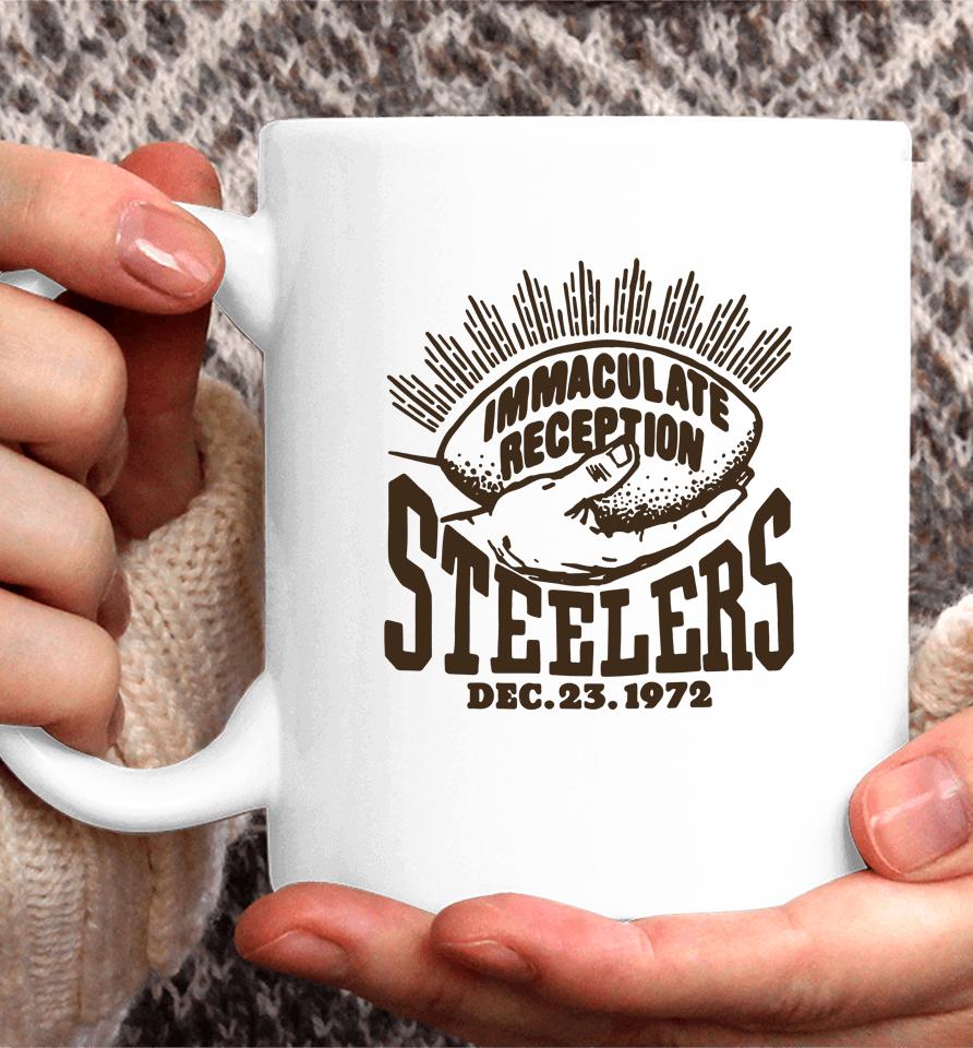 Men's Pittsburgh Steelers Franco Harris Immaculate Reception Coffee Mug