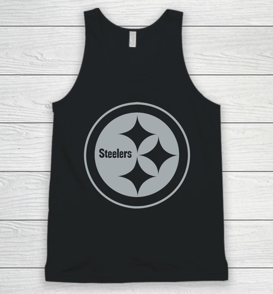 Men's Pittsburgh Steelers Rflctv Name And Logo Unisex Tank Top