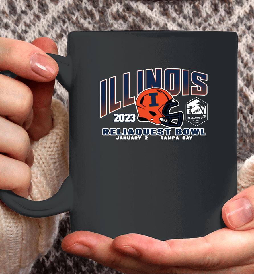 Men's Reliaquest Bowl Illinois 2023 Champs Coffee Mug