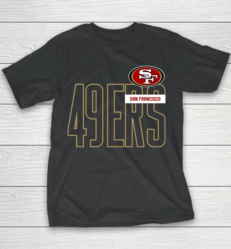 Men's San Francisco 49Ers Scarlet Performance Team New Youth T-Shirt