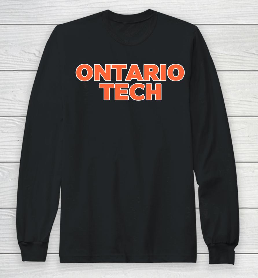 Men's Soccer 2022 Ridgebacks Ontario Tech Long Sleeve T-Shirt