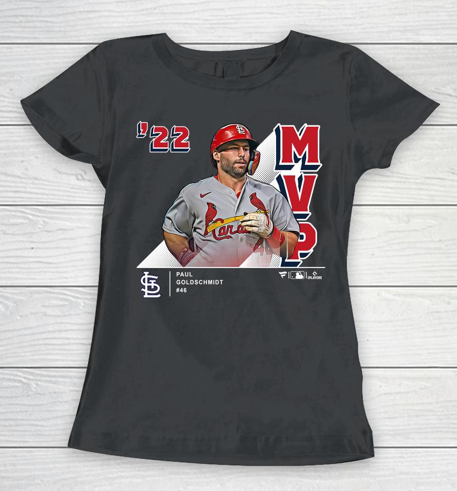 Men's St Louis Cardinals Paul Goldschmidt Fanatics Branded Red 2022 Nl Mvp Women T-Shirt