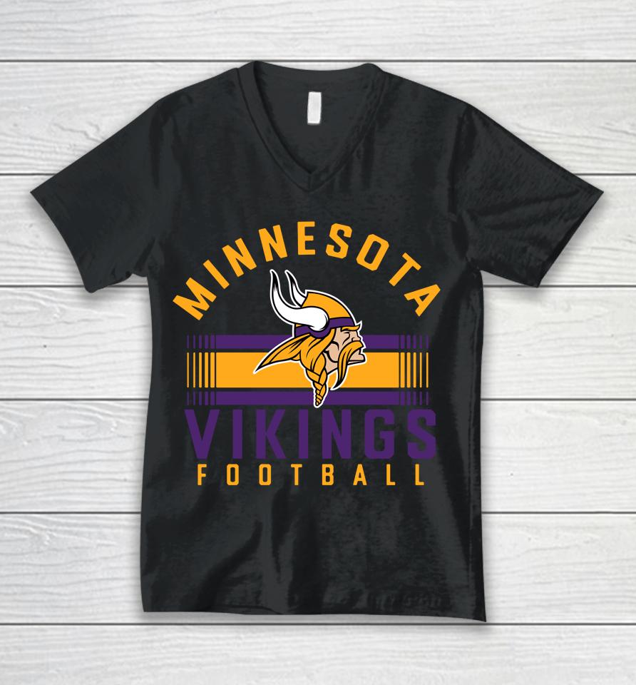 Men's Starter White Minnesota Vikings Prime Time Unisex V-Neck T-Shirt