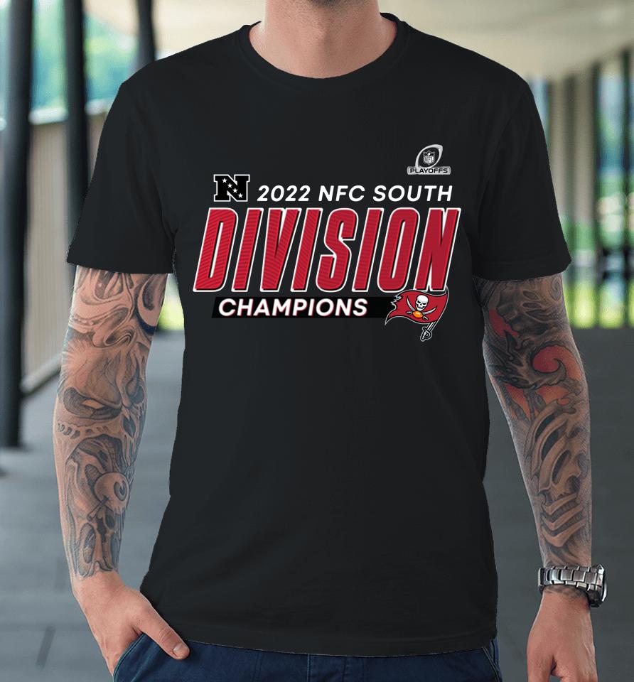 Men's Tampa Bay Buccaneers Fanatics  2022 Nfc South Division Champions Divide And Conquer Premium T-Shirt