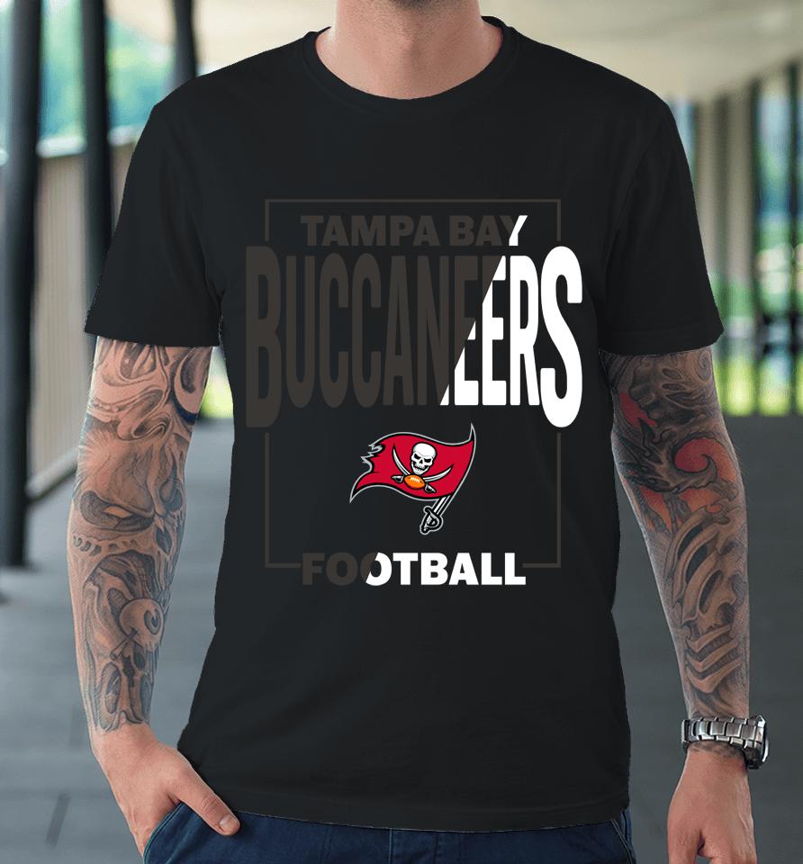 Men's Tampa Bay Buccaneers Red Coin Toss Football Premium T-Shirt