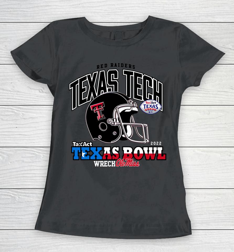Men's Texas Tech 2022 Texas Bowl Big Bowl Nrg Women T-Shirt