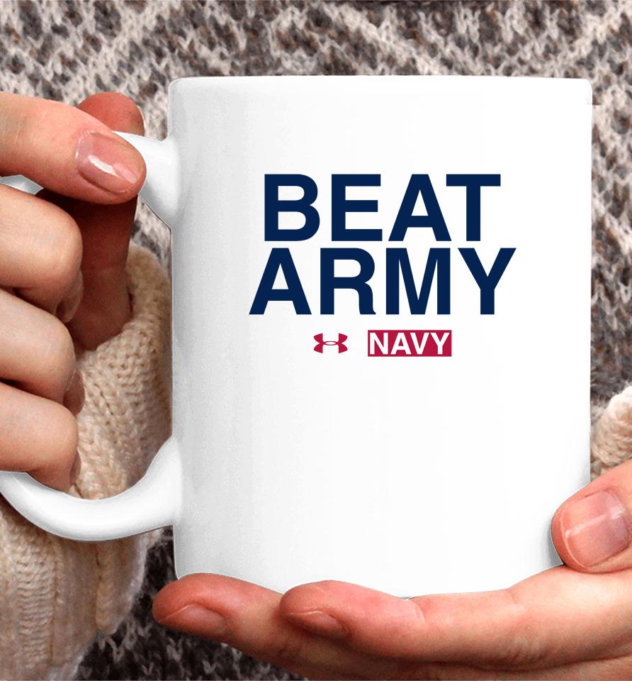 Men's Under Armour Midshipmen 2022 Special Games Beat Army Coffee Mug