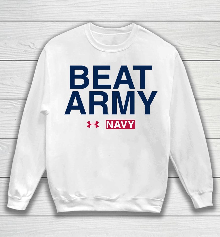 Men's Under Armour Midshipmen 2022 Special Games Beat Army Sweatshirt