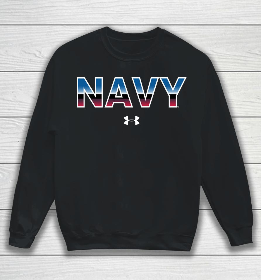 Men's Under Armour Navy Midshipmen 2022 Special Games Nasa Sweatshirt