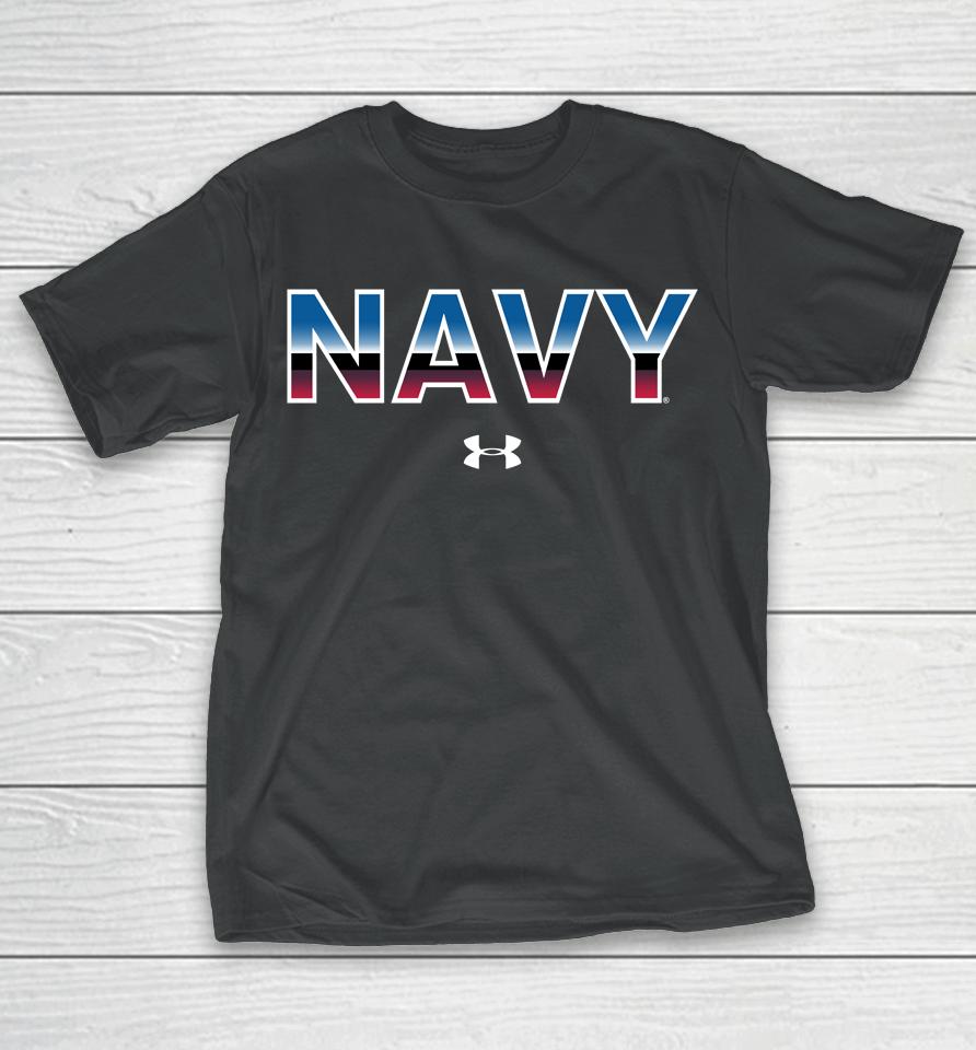 Men's Under Armour Navy Midshipmen 2022 Special Games Nasa T-Shirt