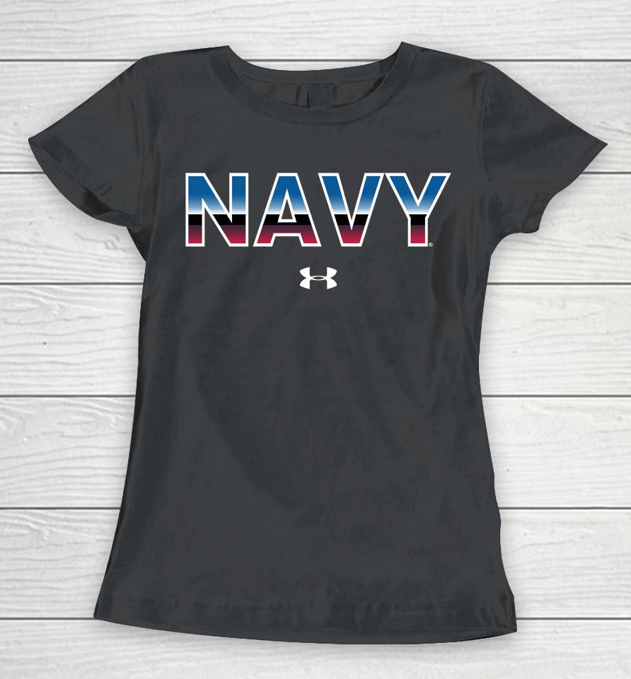 Men's Under Armour Navy Midshipmen 2022 Special Games Nasa Women T-Shirt