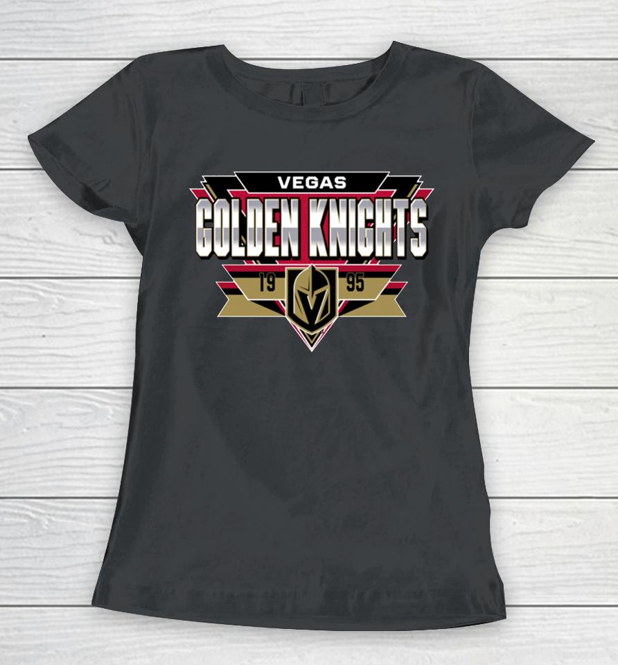 Men's Vegas Golden Knights Black Reverse Retro 20 Fresh Playmaker Women T-Shirt