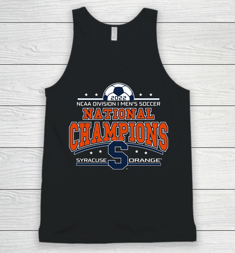 Men's Victory Syracuse Soccer 2022 National Champions Unisex Tank Top