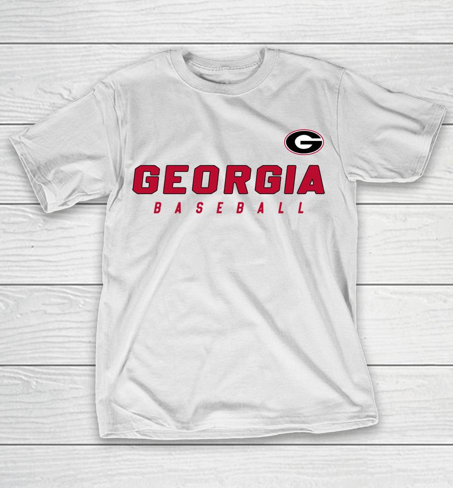 Men's White Georgia Bulldogs Baseball Legend Performance 2023 T-Shirt