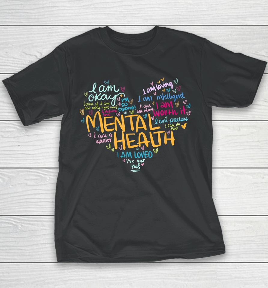 Mental Health Awareness Gifts Depression Youth T-Shirt